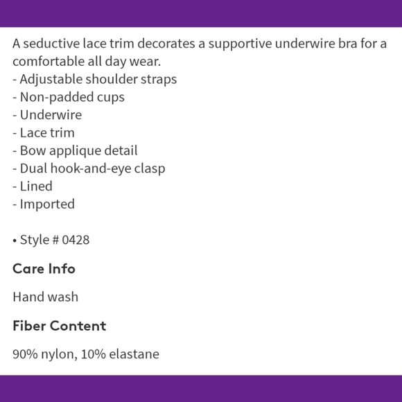 NWT Lilyette Comfort Lace Minimizer Bra - Sz 34D US - Picture 4 of 6
